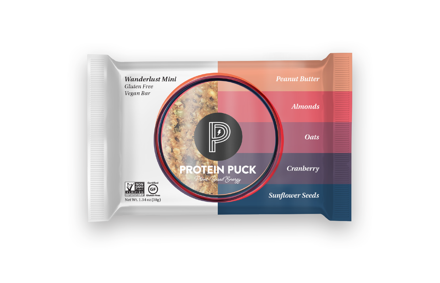 Protein  Puck Peanut Butter, Almond, Cranberry Mini