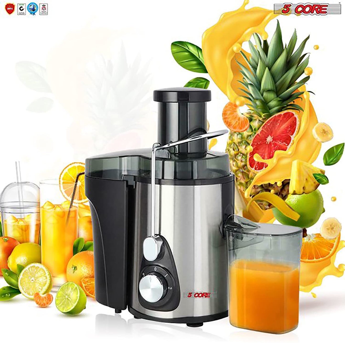 Electric Easy Clean Fruit Centrifugal Juice Extractor