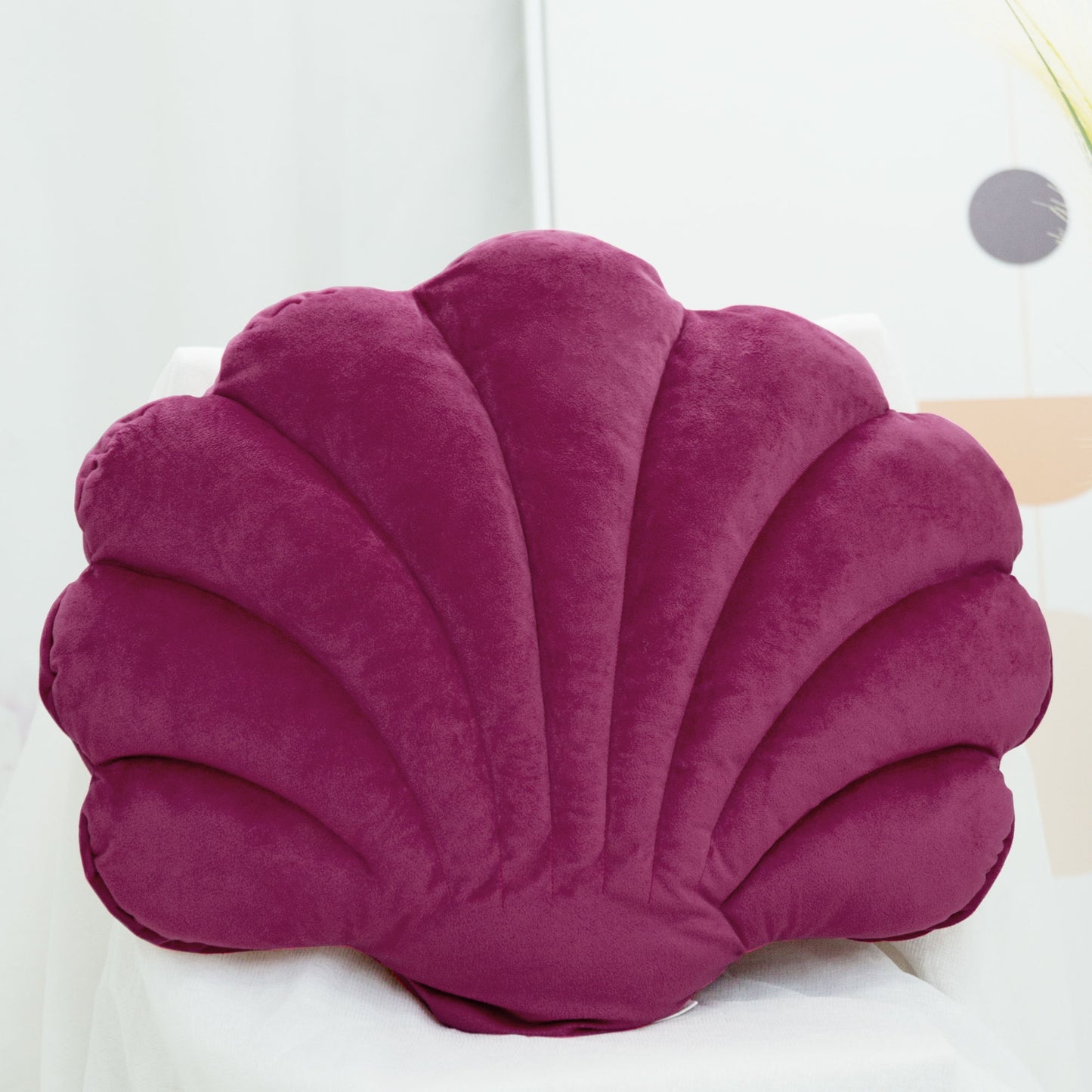 Velvet Sea Shell Pillow (Single/Double)