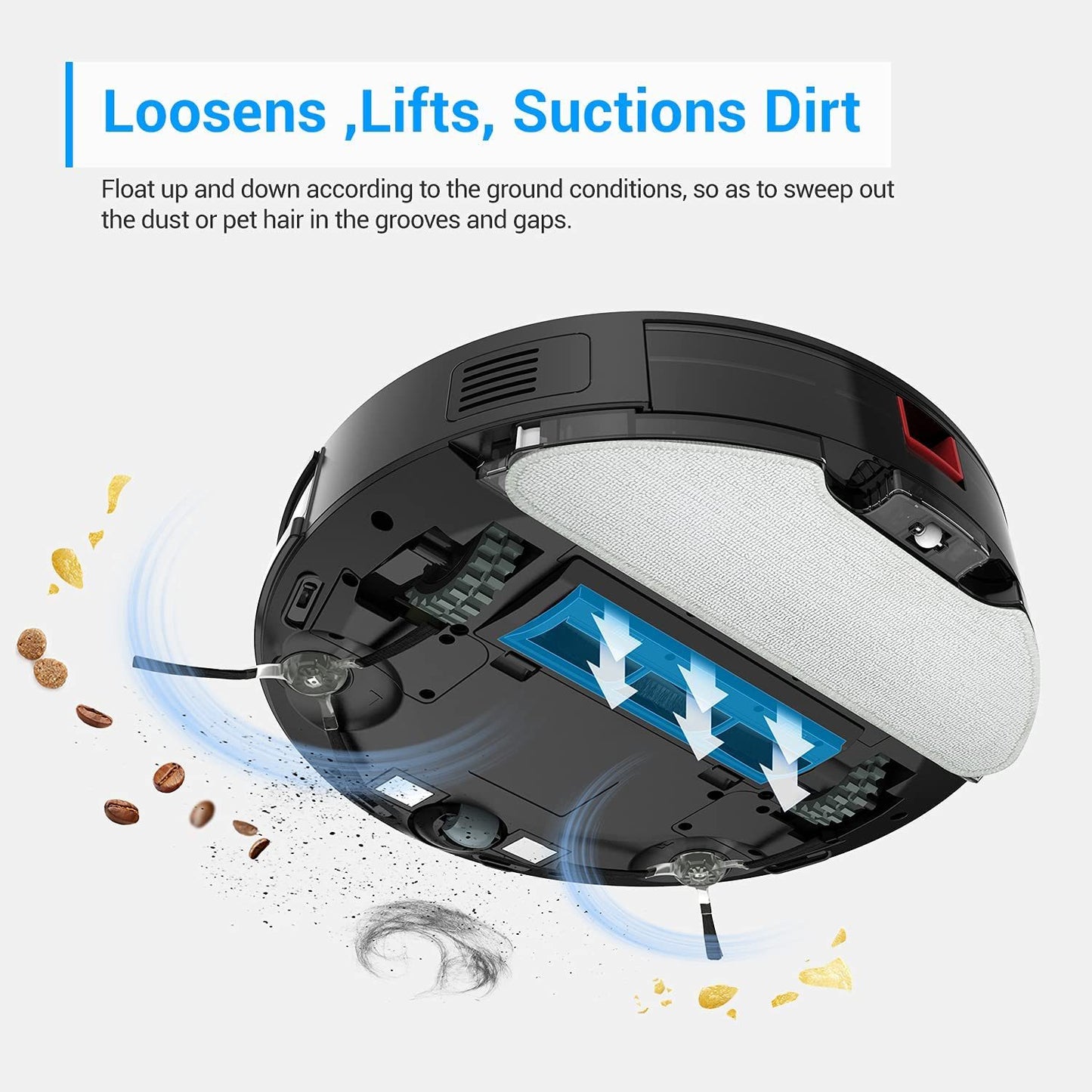 Lefant® U180 3-in-1 Robot Vacuum Cleaner Suitable For Families With Pets