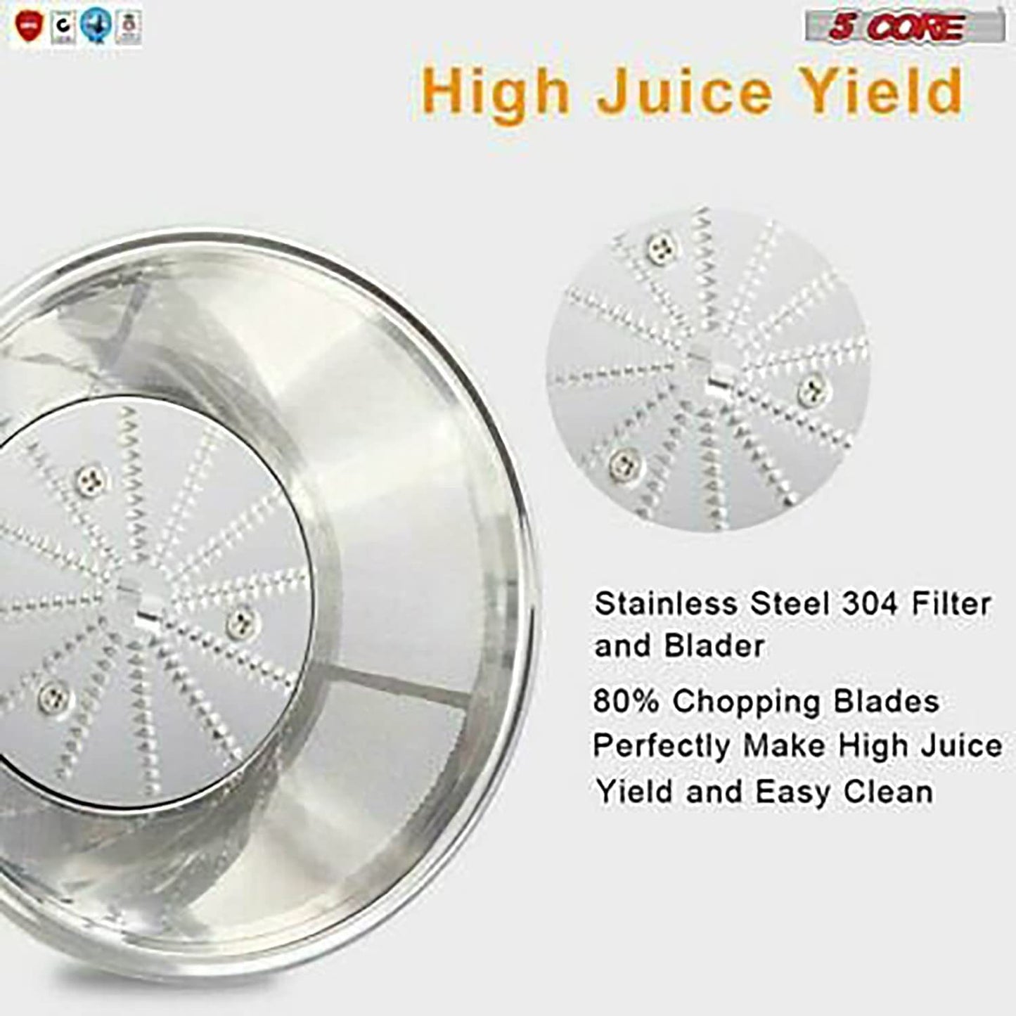 Electric Easy Clean Fruit Centrifugal Juice Extractor