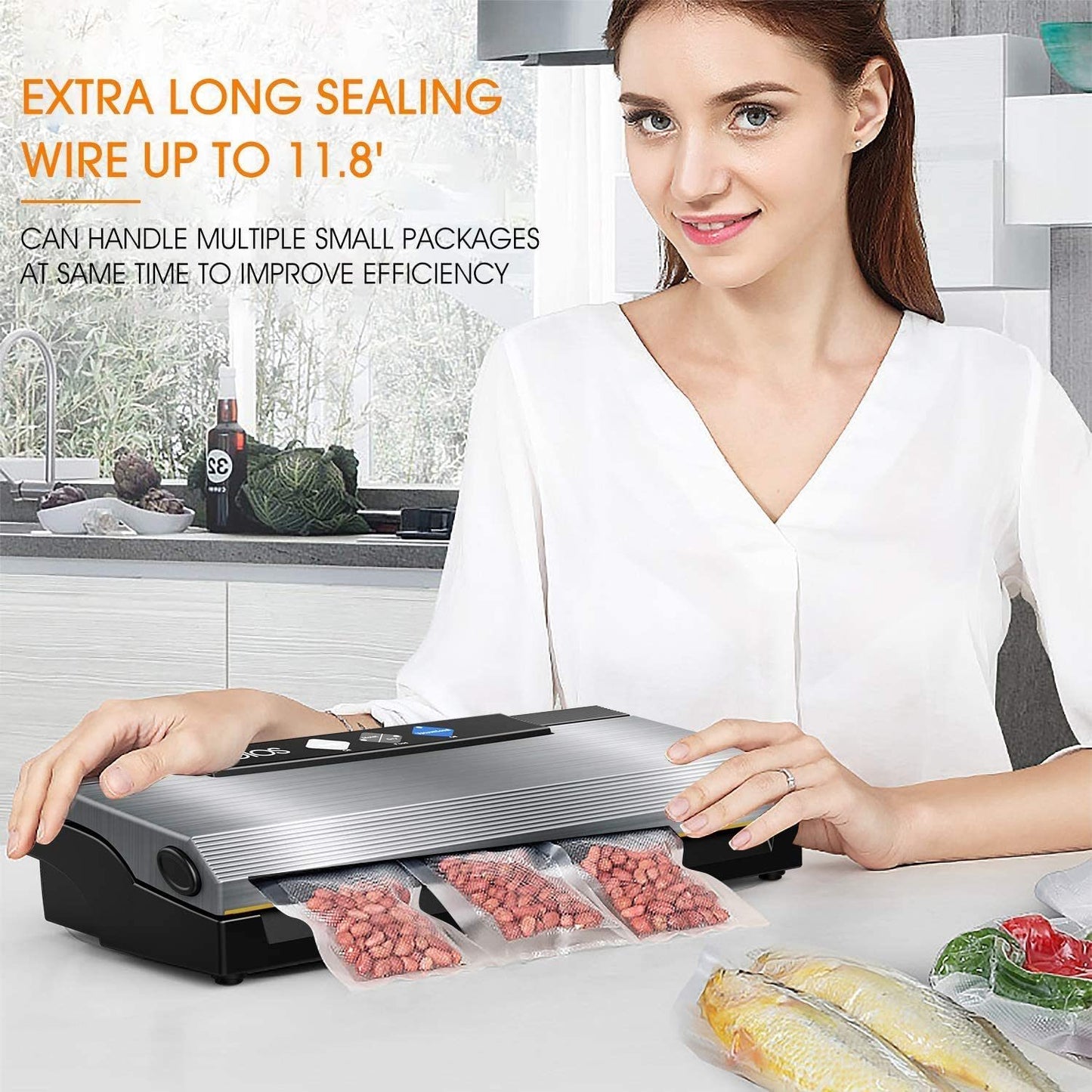 KOIOS 80Kpa Automatic Vacuum Food Sealer Machine