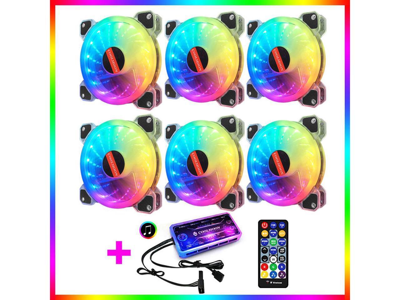 RGB Color Changing LED Fan with Remote Control