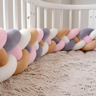 Homejoy Heightening Braided Crib Bumpers