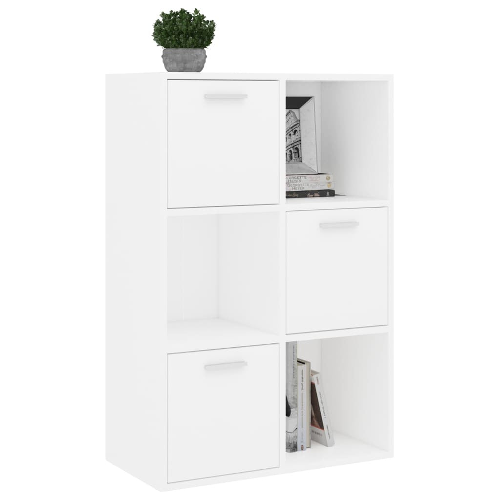 Storage Cabinet White 23.6"x11.6"x35.4" Chipboard