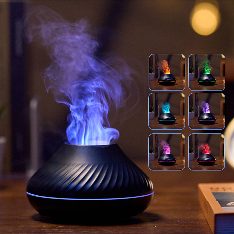 3D Colorful Flame Volcano Humidifier/Diffuser