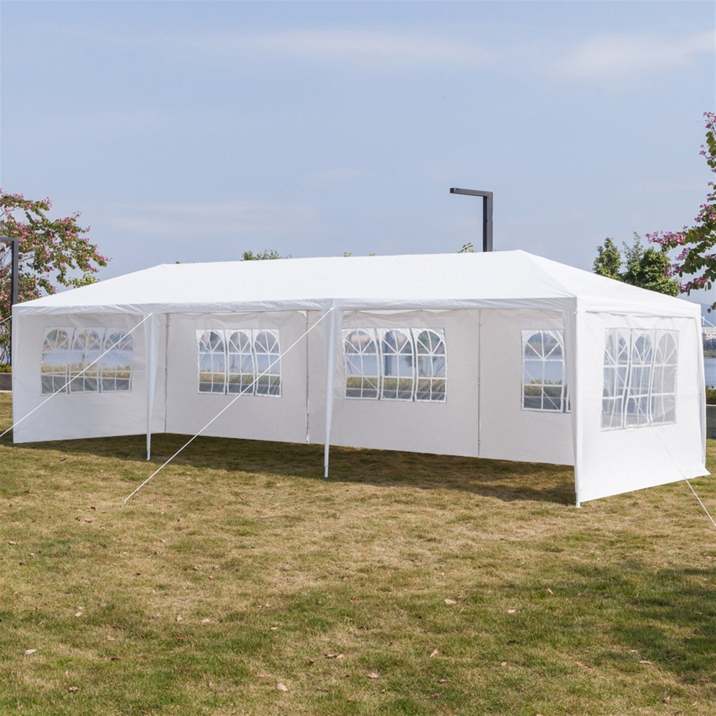 Heavy Duty Canopy Event Tent-10'x30' Outdoor White Gazebo/Tent