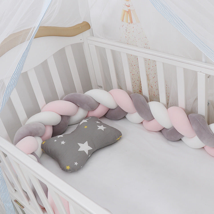 Homejoy Heightening Braided Crib Bumpers