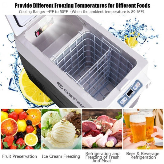 55 Quarts Portable Electric Car Refrigerator