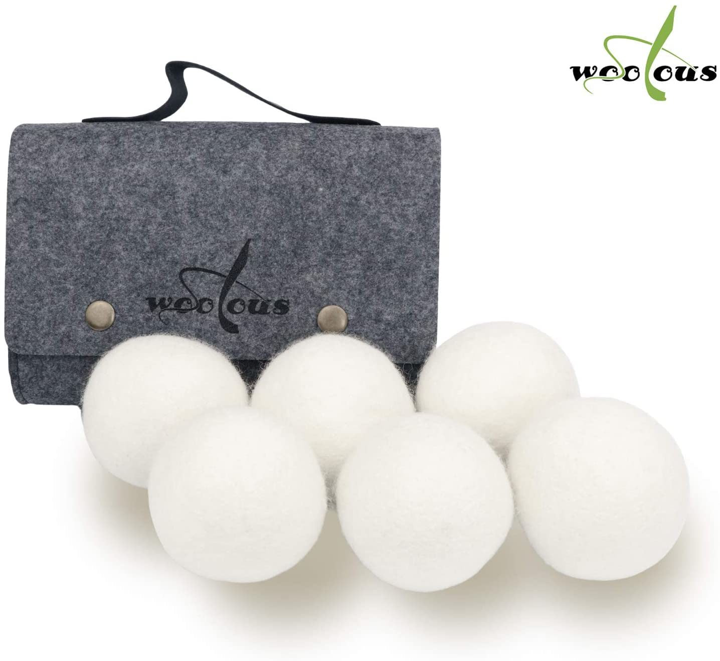 Premium Wool Fabric Softener Dryer Balls (Reduce Wrinkles, Saves Drying Time)-3/6 packs