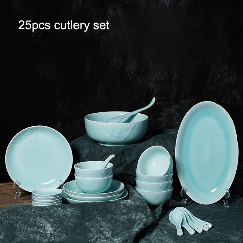 Oujiang Ceramic Set 25pcs