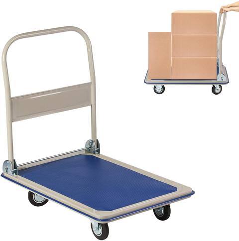 Heavy Duty Flatbed Dolly Cart, 660 lbs. Capacity