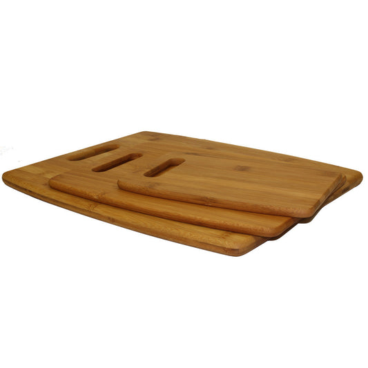 3-Piece Bamboo Cutting Board Set