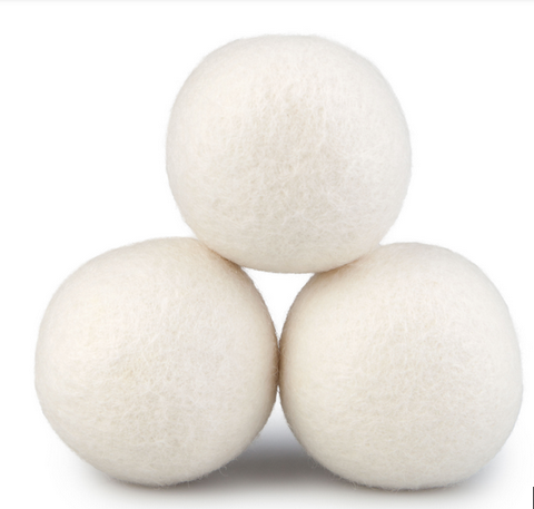 Premium Wool Fabric Softener Dryer Balls (Reduce Wrinkles, Saves Drying Time)-3/6 packs