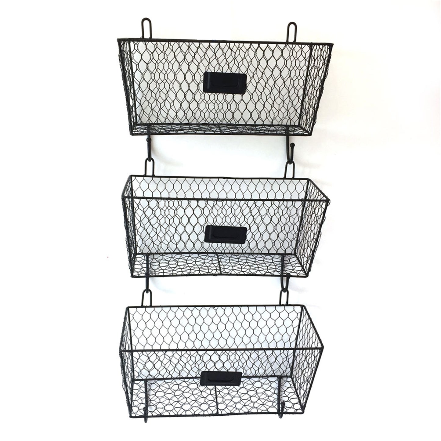 3pcs Wire Mount Metal Rack (for Kitchen, Bathroom, Laundry, Closet, Garage, Office, etc.)