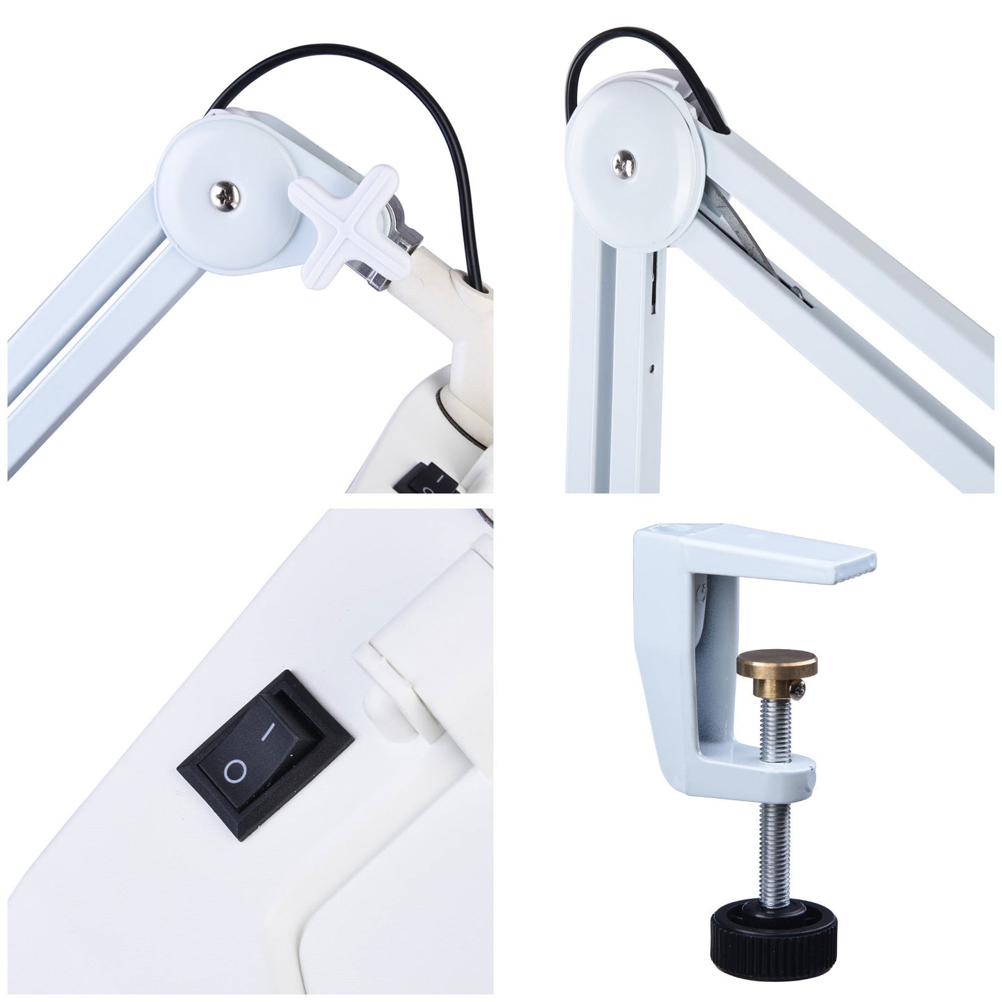 5x Tabletop Magnifying Lamp Square