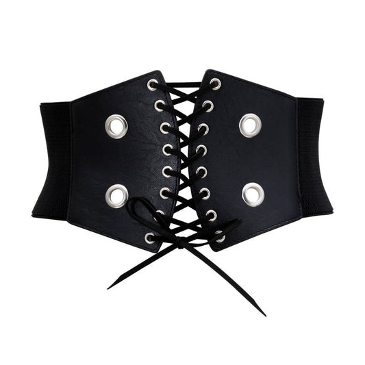 Lace-up tie belt Girdle