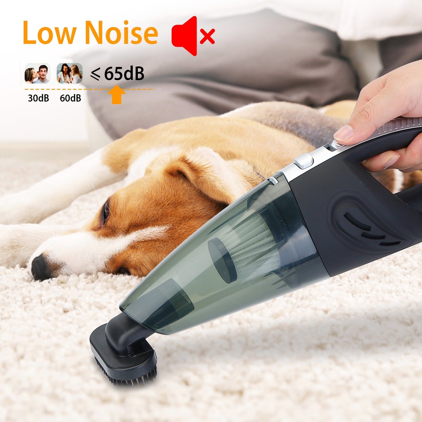 Rechargeable Cordless Handheld Vacuum w/ Strong Suction