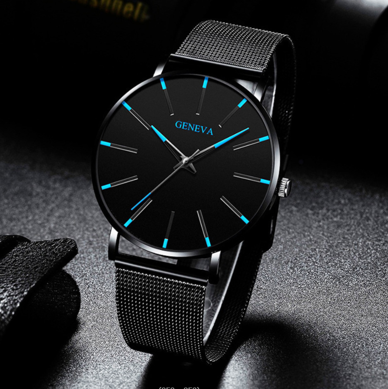 Men's GENEVA Mesh Quartz Men Watch