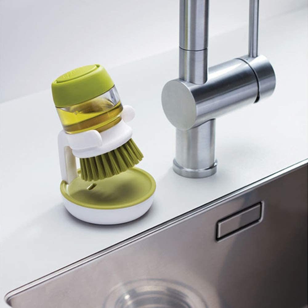 New Creative Soap Dispenser for Dishwashing w/ Non-Slip Tray