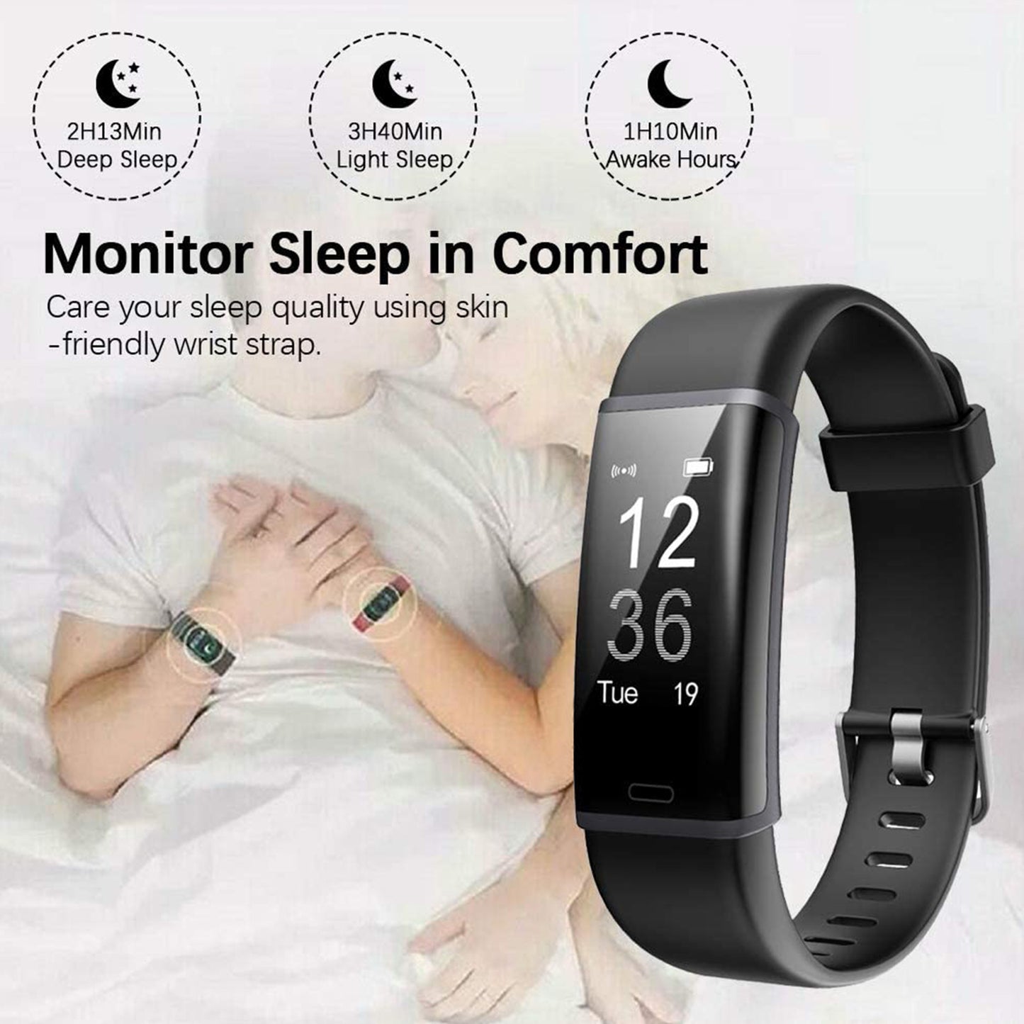 Unisex Waterproof Activity Watch w/ Calorie pedometer