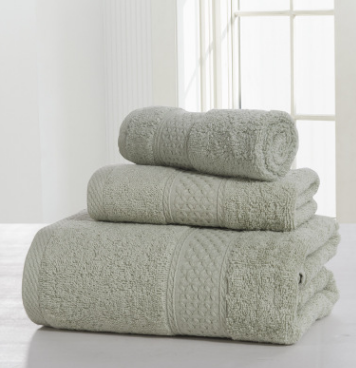 Cotton Double-Sided Skin-Friendly Bath Towel Set