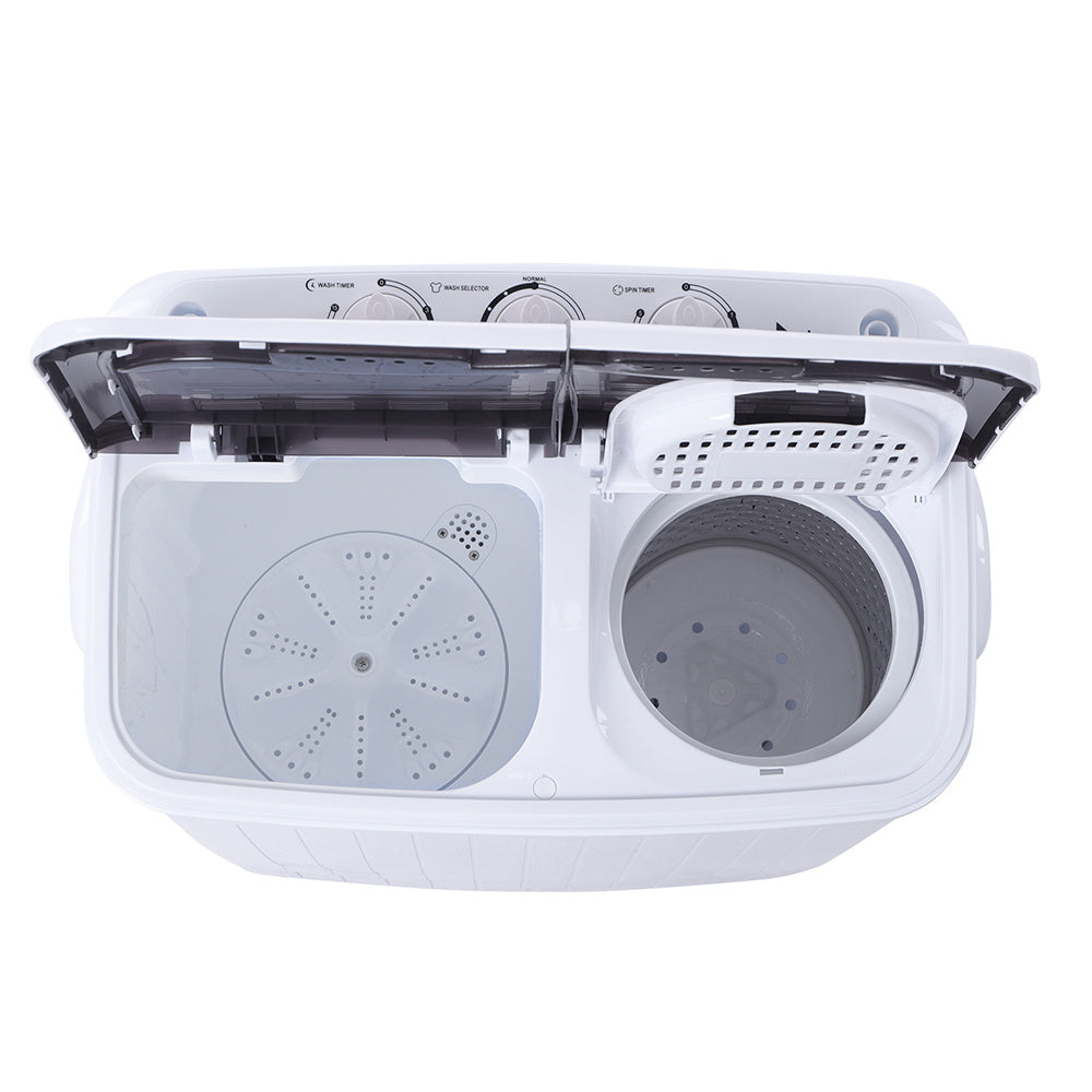 Semi-automatic Gray Cover Washing Machine