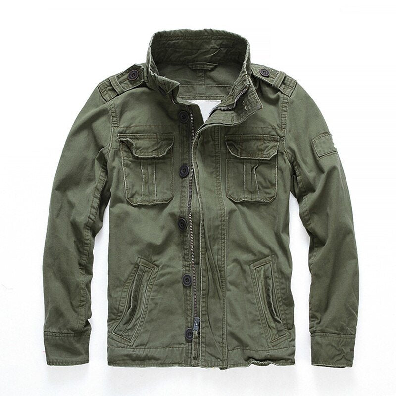 Men's Stylish Tactical Denim Jacket