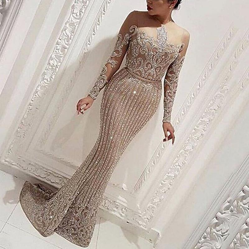 Women's High Waist Trumpet Mermaid Dress