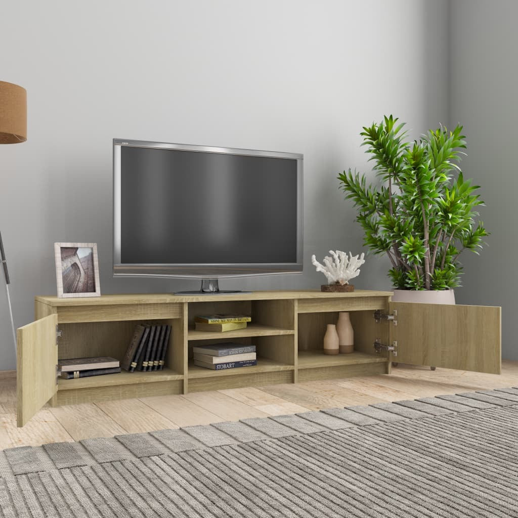 TV Cabinet Sonoma Oak 55.1"x15.7"x13.9" Chipboard