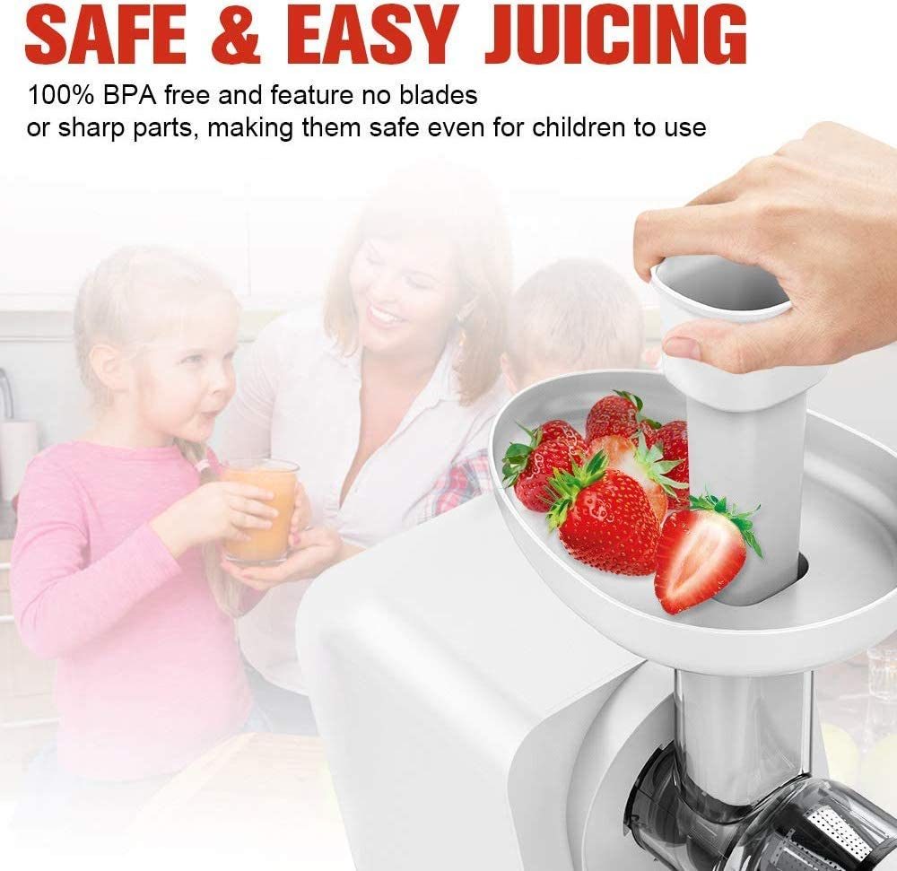 Koios B5100 Masticating Juicer with Reversible and Quiet Motor