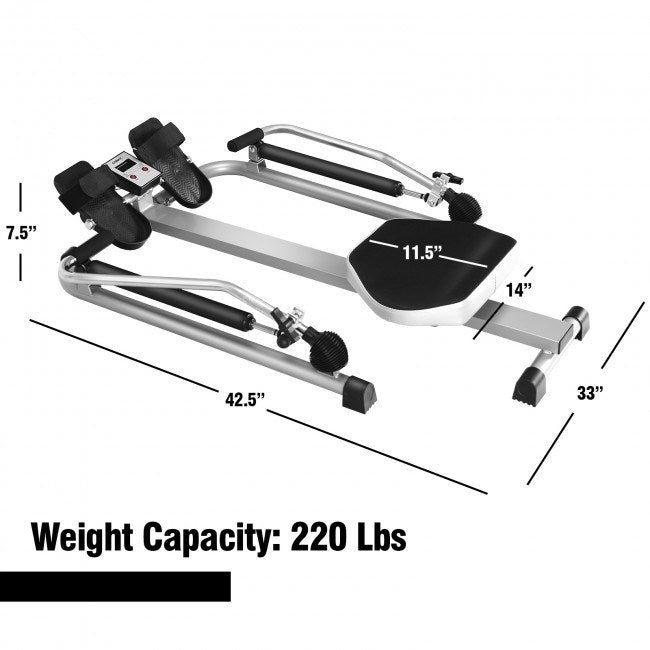 Adjustable Double Hydraulic Resistance Rowing Machine