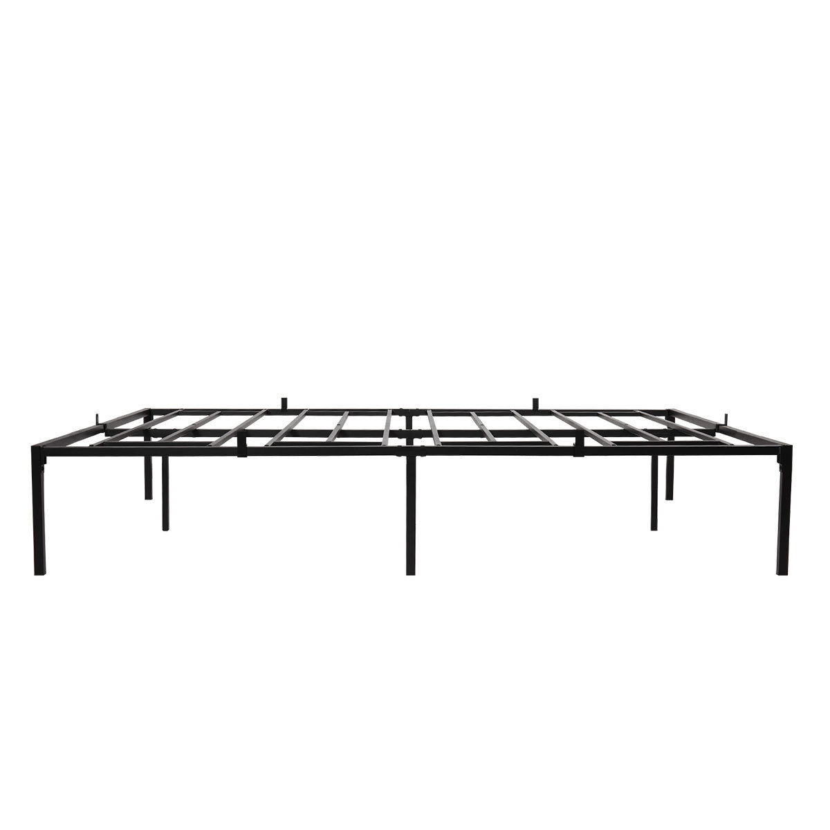 Large iron frame flat bed