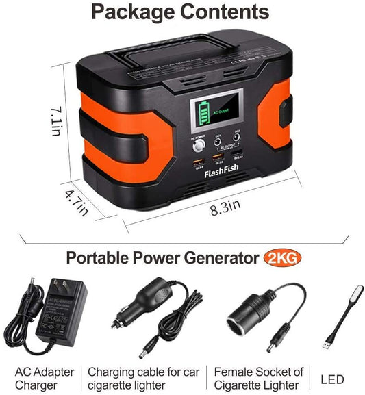 200W Peak Power Station, Flashfish CPAP Battery