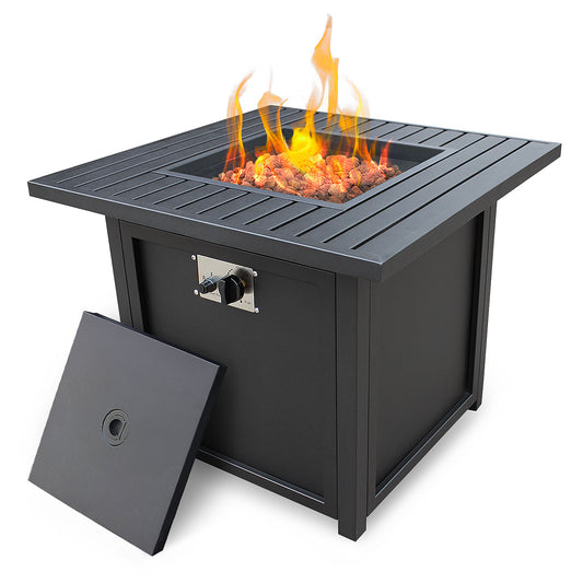 28” Slat Top Gas Fire Pit Table