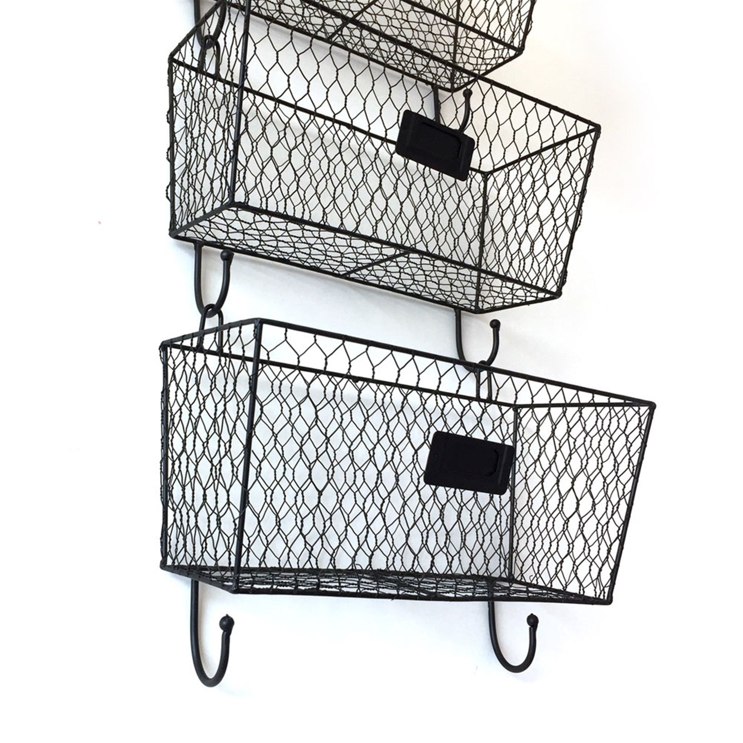 3pcs Wire Mount Metal Rack (for Kitchen, Bathroom, Laundry, Closet, Garage, Office, etc.)