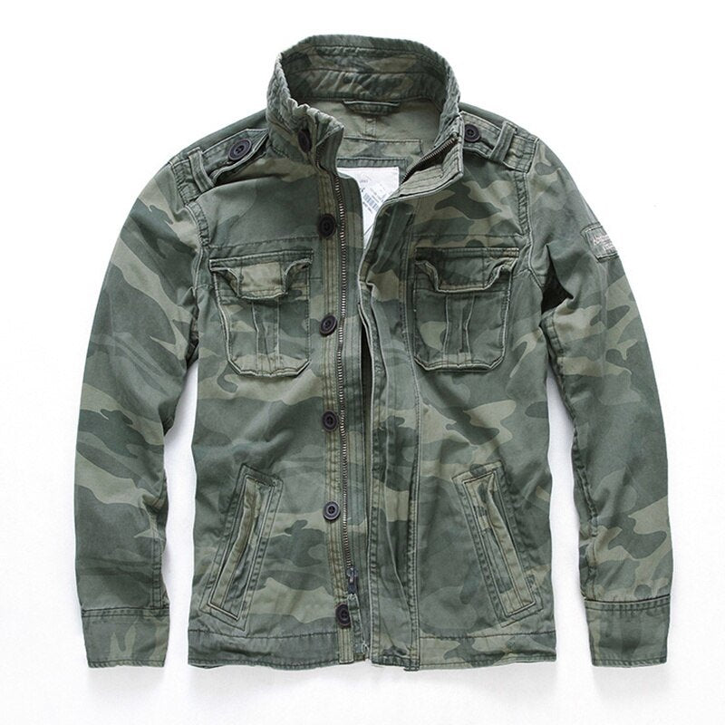 Men's Stylish Tactical Denim Jacket