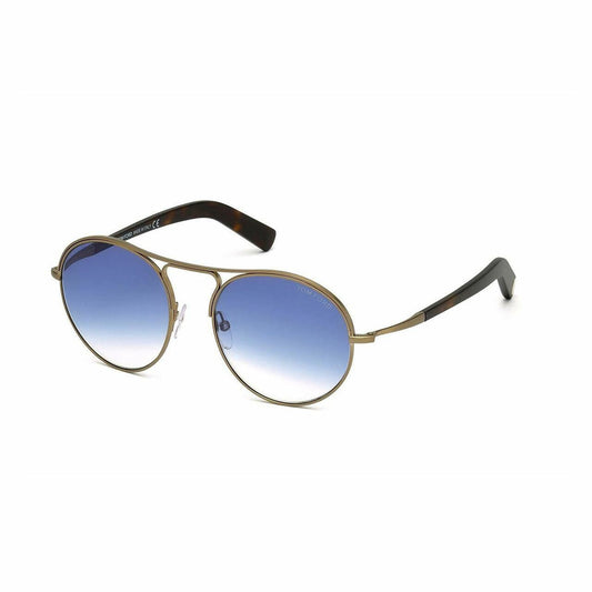 Tom Ford Jessie Antiqued Gold/Gradient Blue Lens Women's Sunglasses