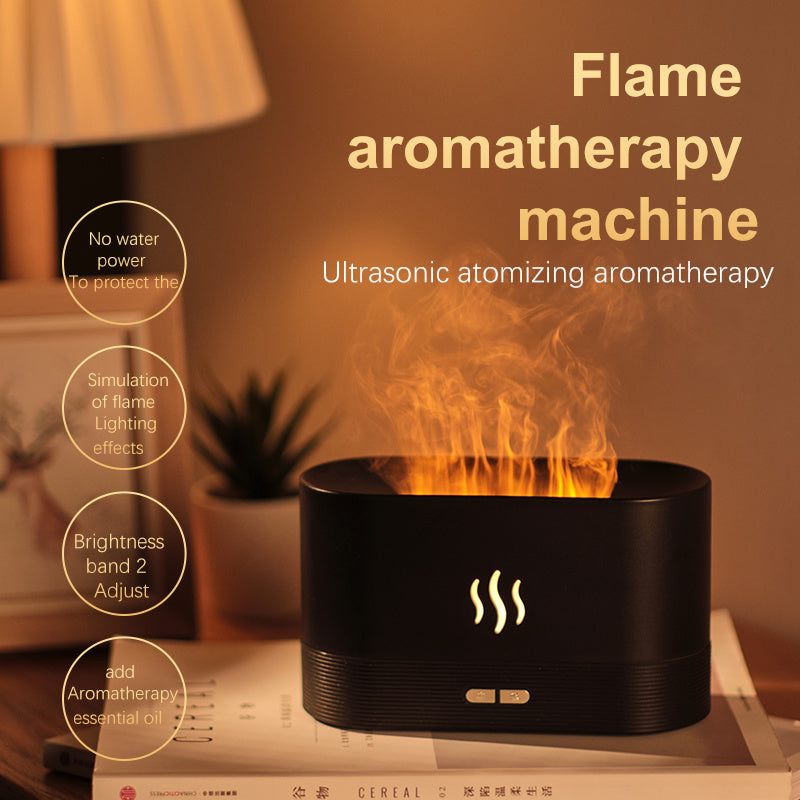 Aroma Diffuser Flame Light Mist Humidifier