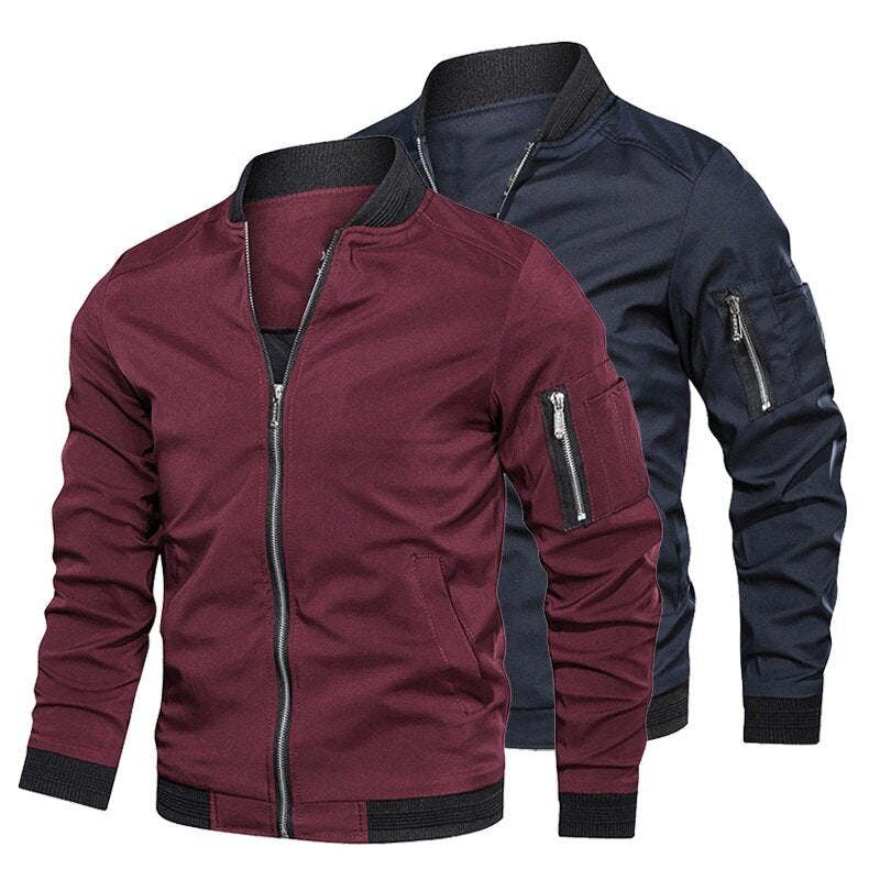 Mens Jackets And Coats Men's Bomber Jacket Spring Autumn Men