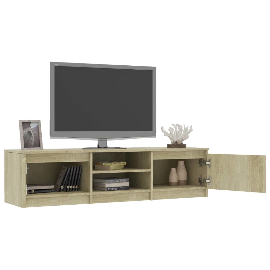 TV Cabinet Sonoma Oak 55.1"x15.7"x13.9" Chipboard