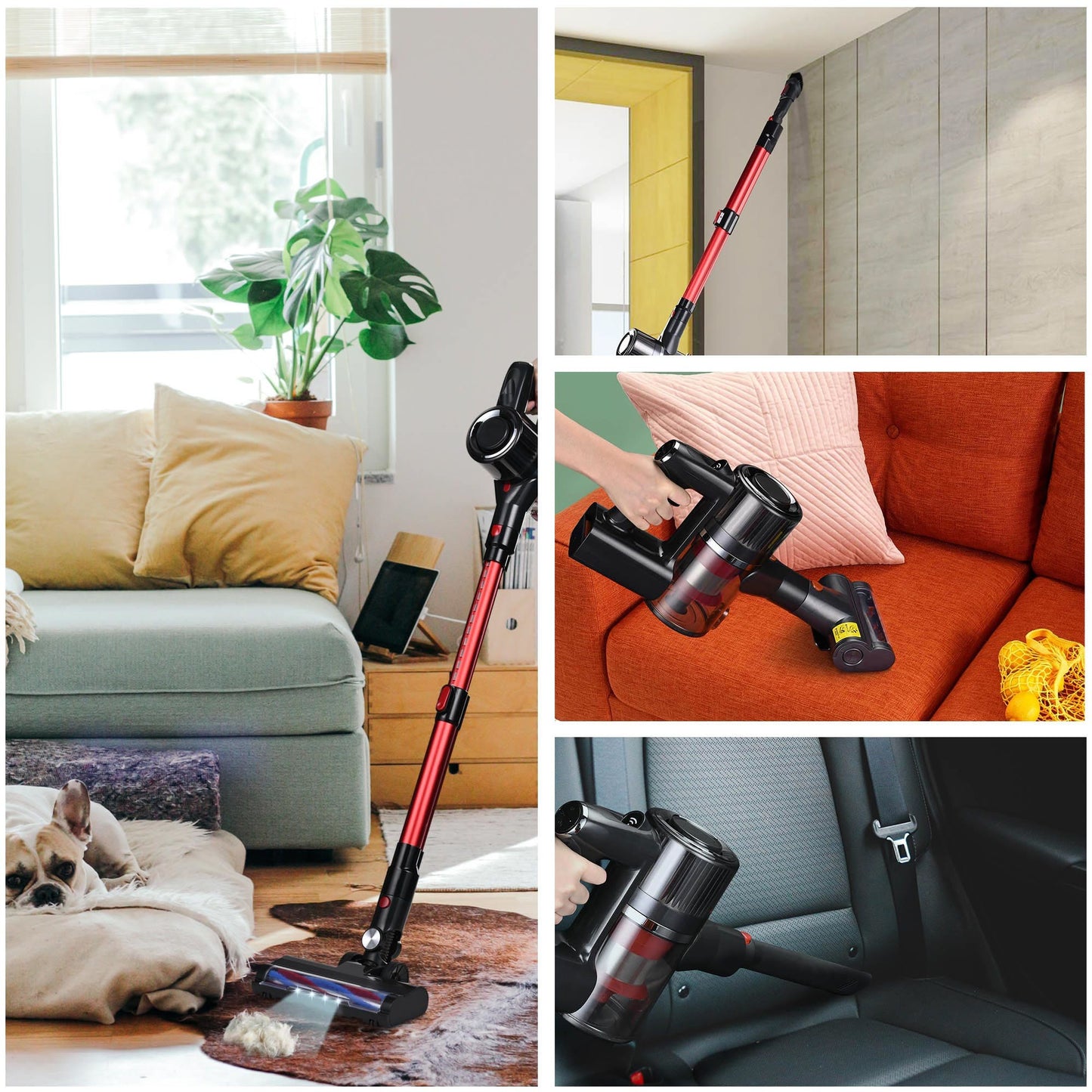 4 n 1 Foldable Cordless Vacuum Cleaner