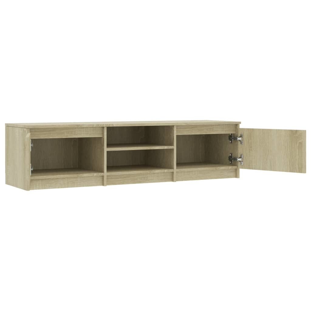 TV Cabinet Sonoma Oak 55.1"x15.7"x13.9" Chipboard