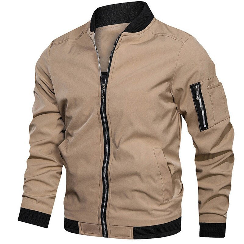 Mens Jackets And Coats Men's Bomber Jacket Spring Autumn Men