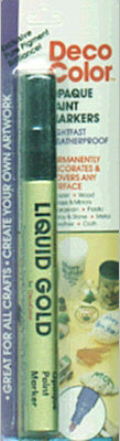 DecoColor Broad Glossy Oil-Based Paint Marker-Gold