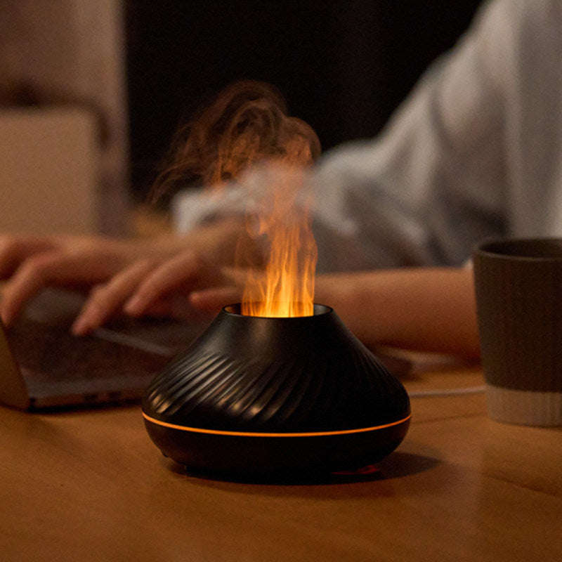 3D Colorful Flame Volcano Humidifier/Diffuser