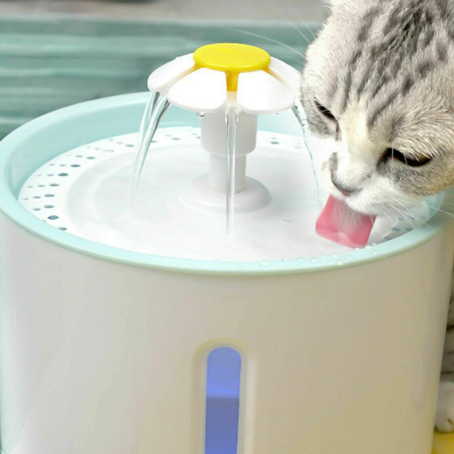 2.4L Automatic Pet Water Dispenser w/ 3 Filter & Brush