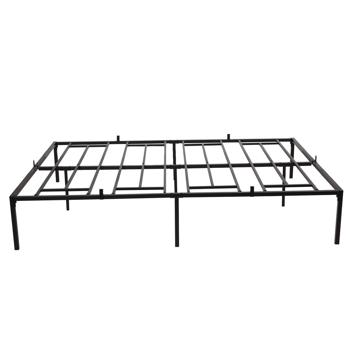 Large iron frame flat bed