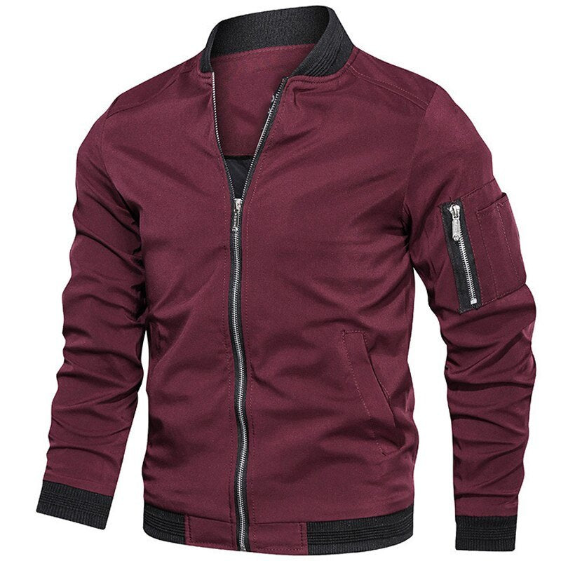 Mens Jackets And Coats Men's Bomber Jacket Spring Autumn Men