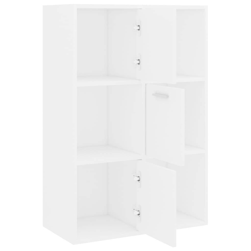 Storage Cabinet White 23.6"x11.6"x35.4" Chipboard